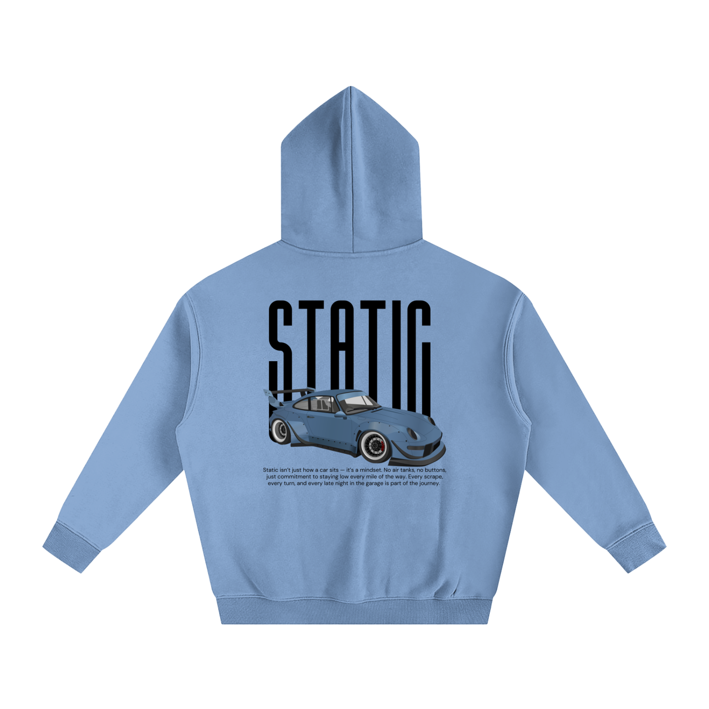 Static Oversize Fleeced Hoodie