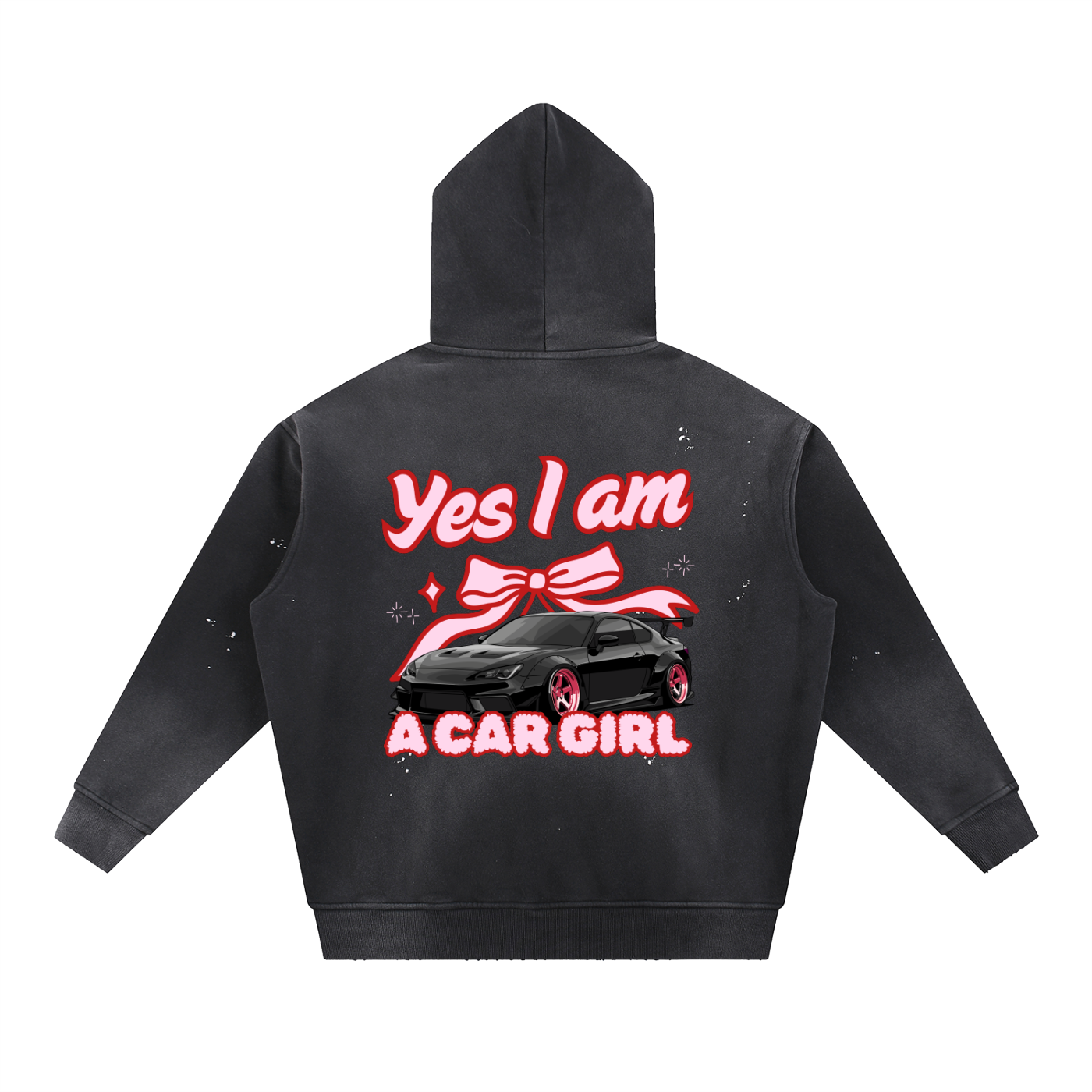 I am a car Girl Fleece Hoodie