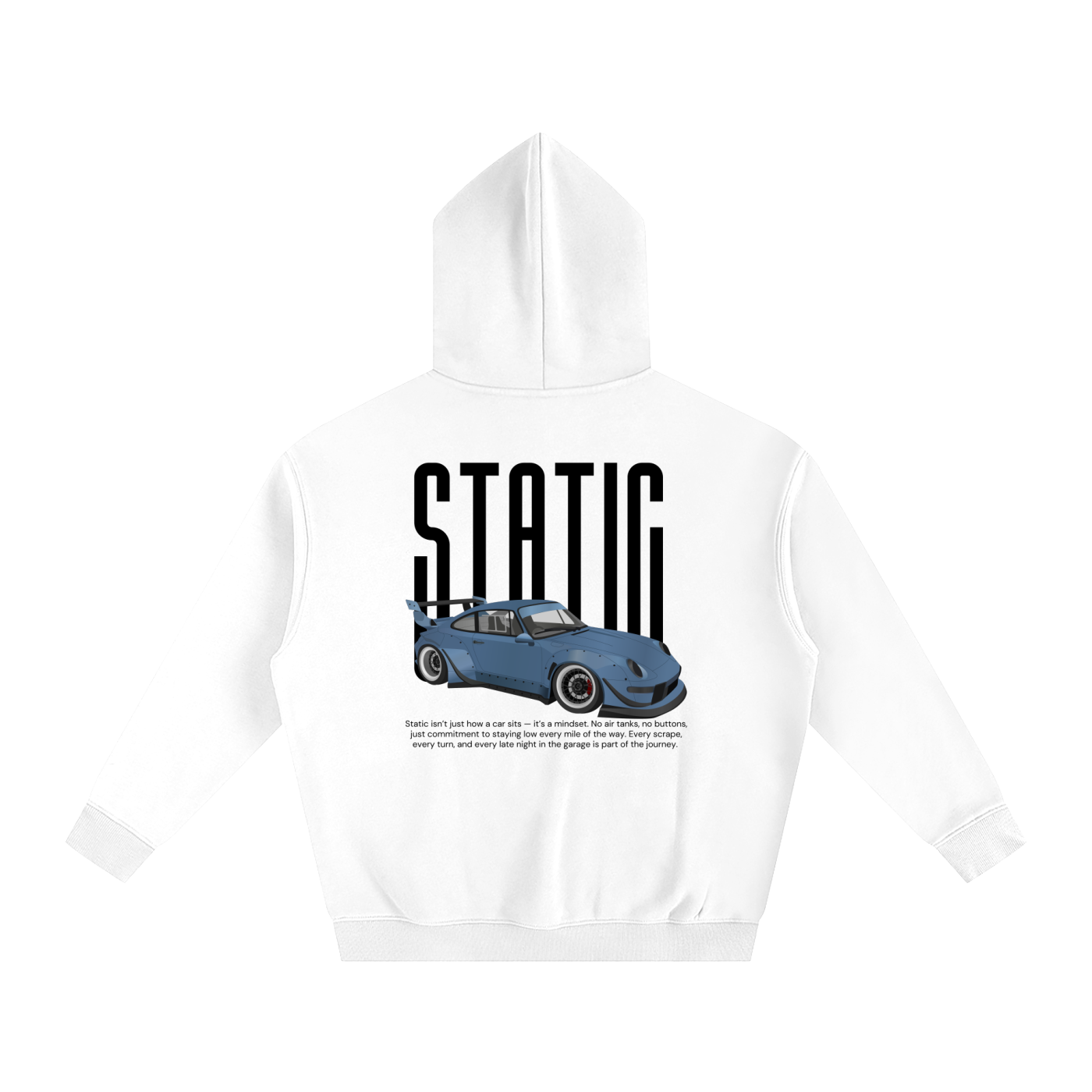 Static Oversize Fleeced Hoodie