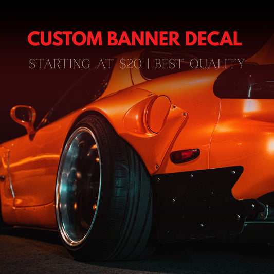 Custom Banner Sticker
