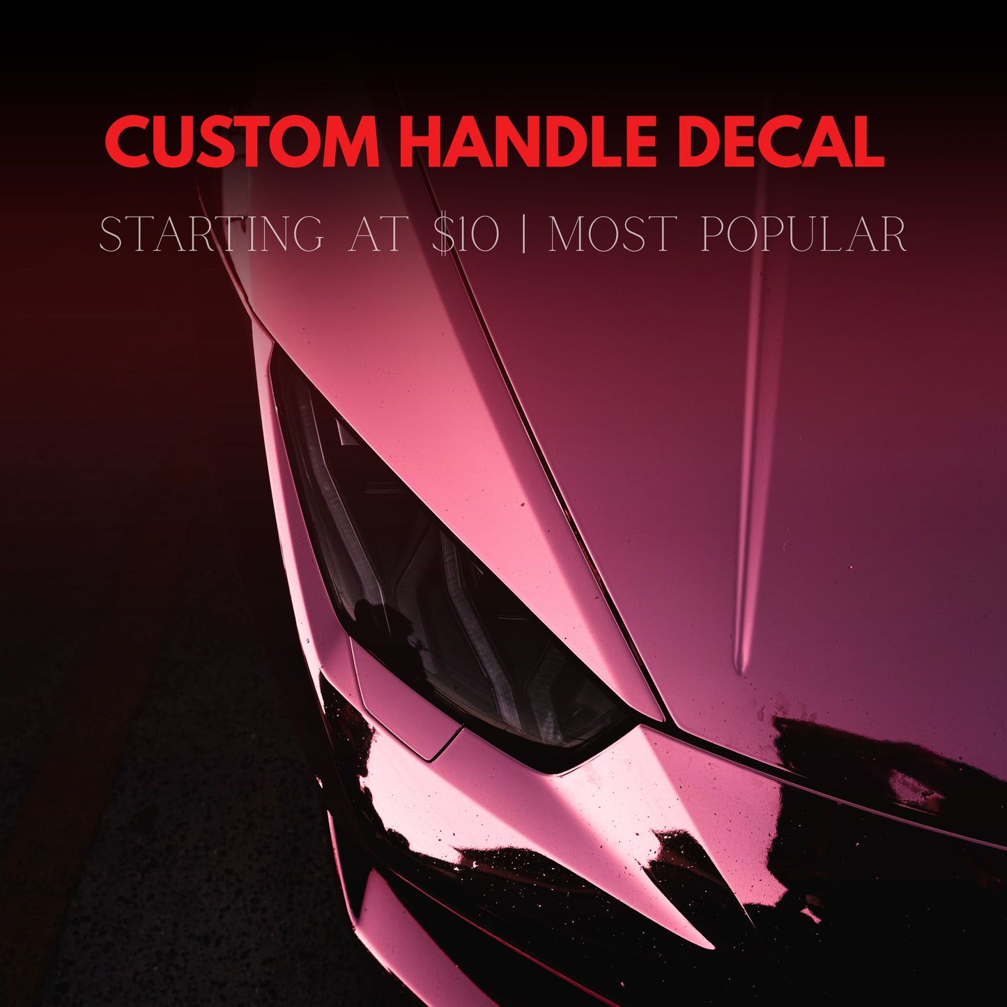 Custom Handle Sticker
