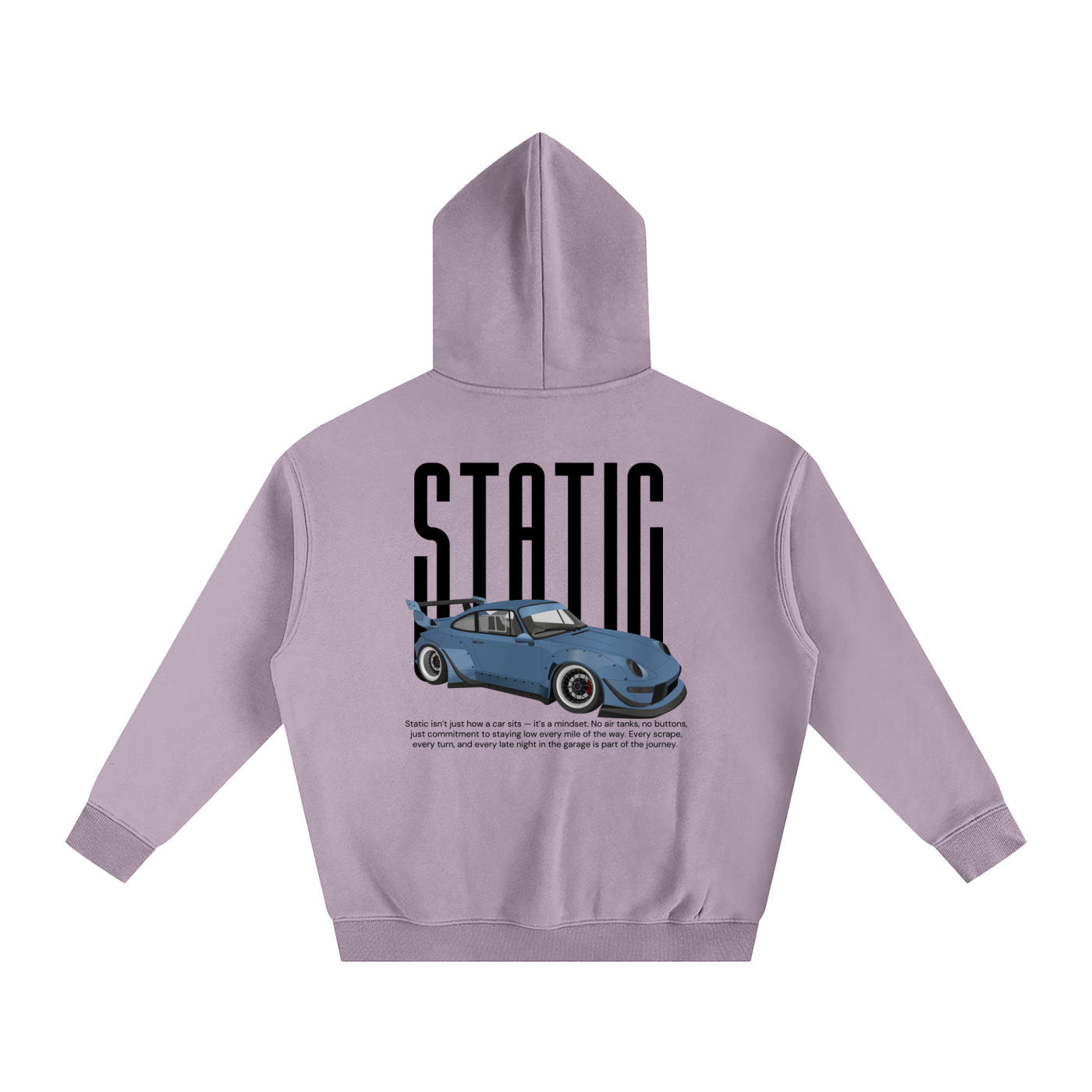 Static Oversize Fleeced Hoodie