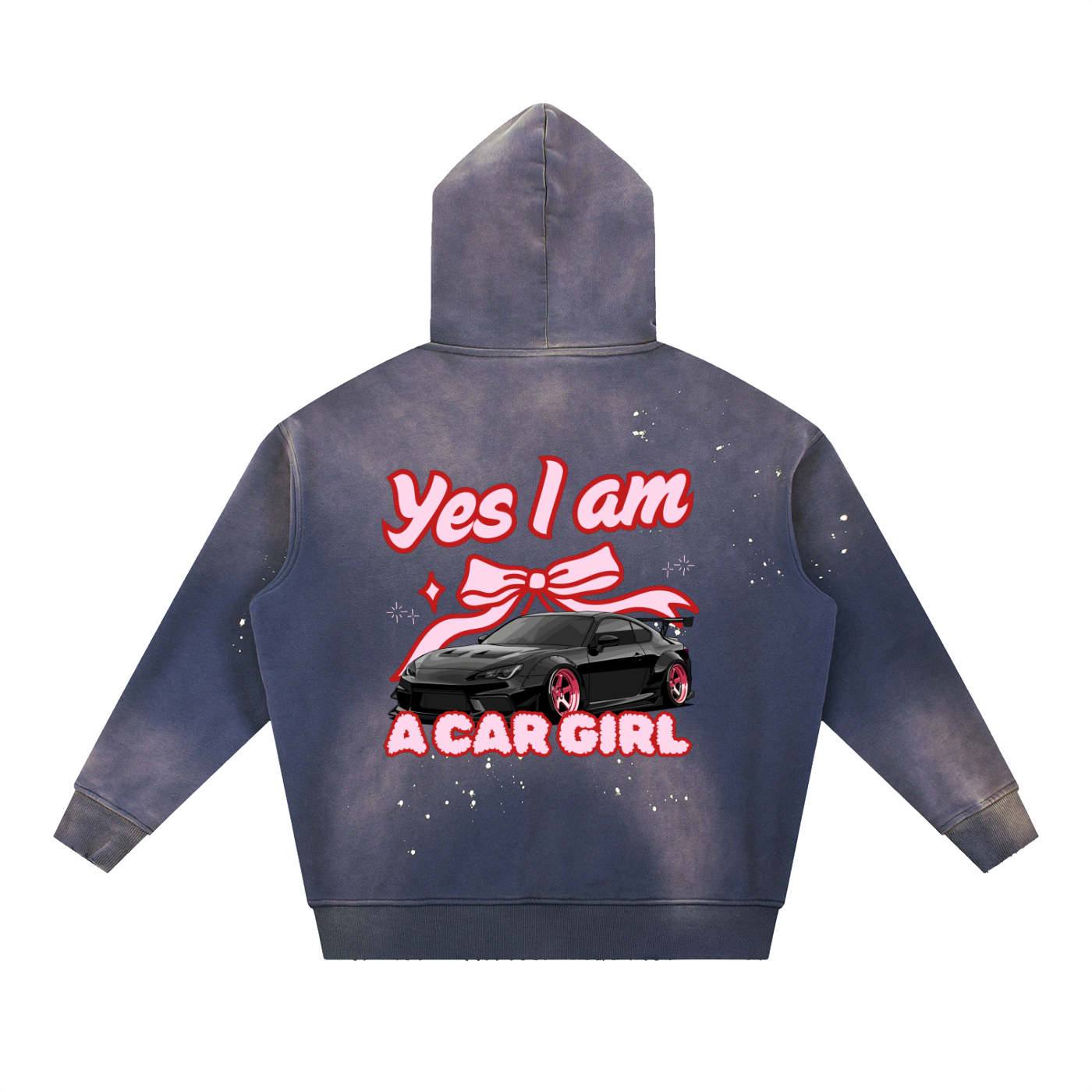 I am a car Girl Fleece Hoodie