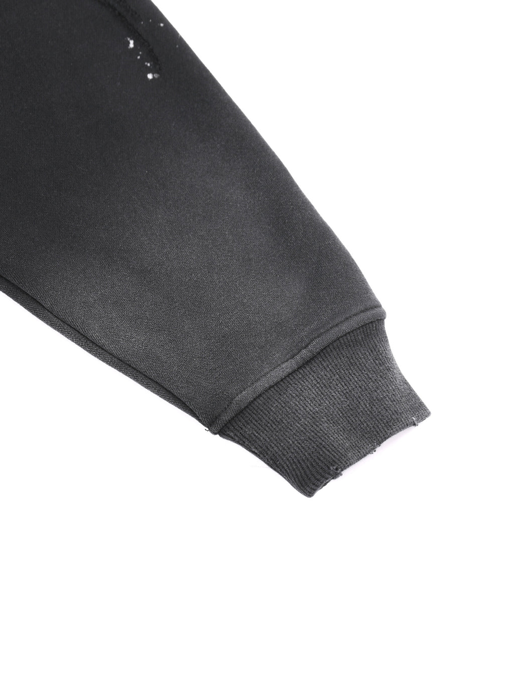 Bag it Washed Frayed Fleece Hoodie