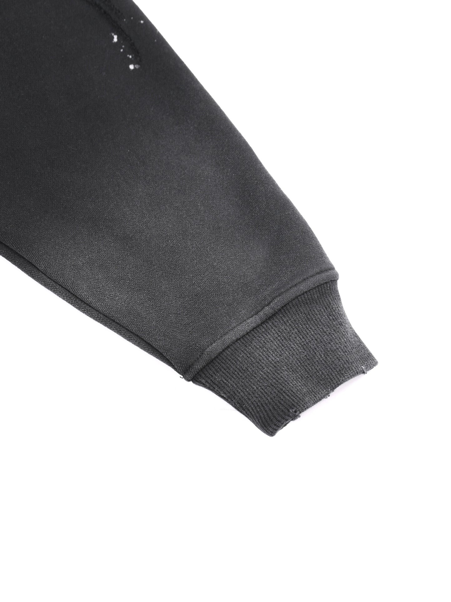 Bag it Washed Frayed Fleece Hoodie